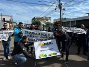 Motociclistas de aplicativo protestam contra nova lei de regulamentação no Acre