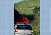 Motorista embriagado causa colisão e incêndio na AL-460 em Porto Calvo, Alagoas