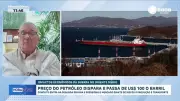 Petróleo ultrapassa US$ 100 o barril com guerra no Oriente Médio em alta
