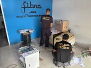 PF desarticula monopólio ilegal de internet em Cabo Frio com prisões e apreensão de armas