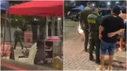 Policial militar é preso por trabalhar embriagado e causar confusão em praça de Fortaleza