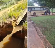 Ponte condenada entre Itajara e Itaperuna ameaça isolar distrito e afeta rotina de moradores
