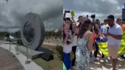 Portal que conecta Barra Grande a cidades internacionais atrai visitantes no Piauí