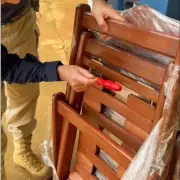 PRF apreende cocaína escondida em cadeiras de madeira durante fiscalização em RO