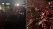 Quarta vítima morre após acidente entre carro e motos no RS; irmãs estavam entre os mortos