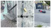Tiroteio em ponto de ônibus no Sacomã causa correria e vidro estilhaçado em SP