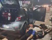 Trio é preso após assaltar motorista de aplicativo na MA-201, na Grande São Luís