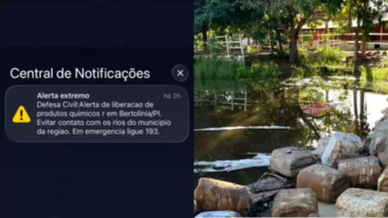 Acidente com veneno interdita balneário e mata peixes no Piauí após tombamento de caminhão