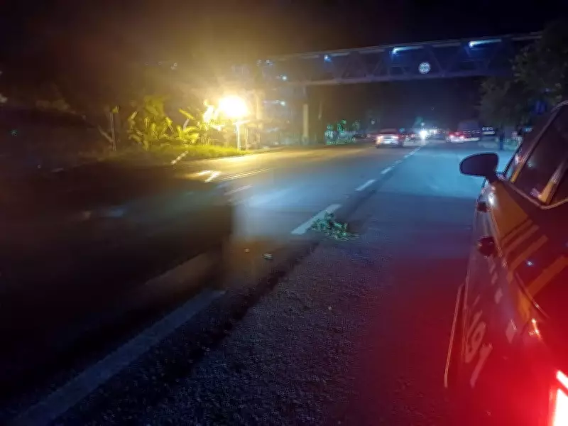 Acidente entre carro e moto deixa jovem de 25 anos ferido na BR-393 em Barra Mansa