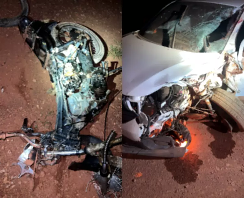 Acidente entre moto e carro na BR-401 deixa um morto e um ferido em Roraima