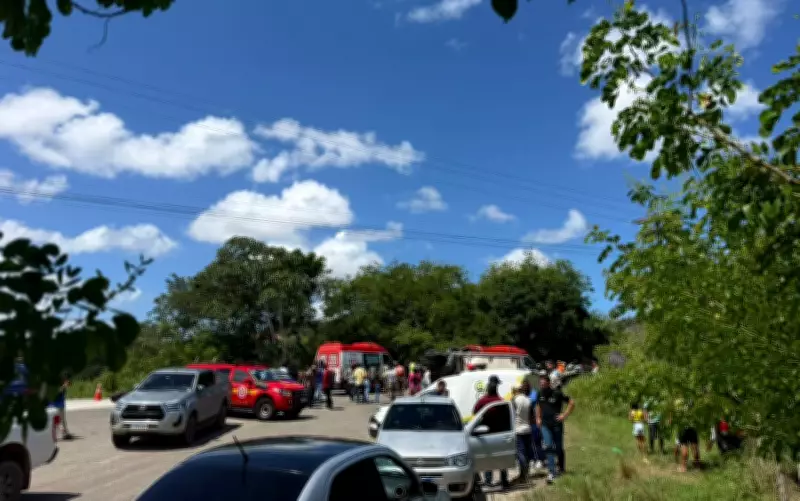 Acidente fatal entre caminhões e carro deixa quatro mortos em rodovia de Japaratuba