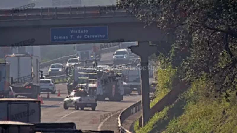 Acidente fatal entre caminhão e carreta na Castello Branco causa morte e congestionamento em Araçariguama