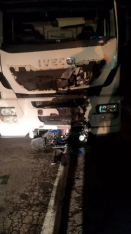 Acidente fatal entre moto e carreta na BR-393 em Vassouras deixa homem morto