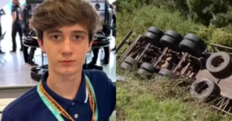 Acidente fatal na BR-277: Caminhão com problemas mecânicos causa engavetamento e mata herdeiro de 15 anos