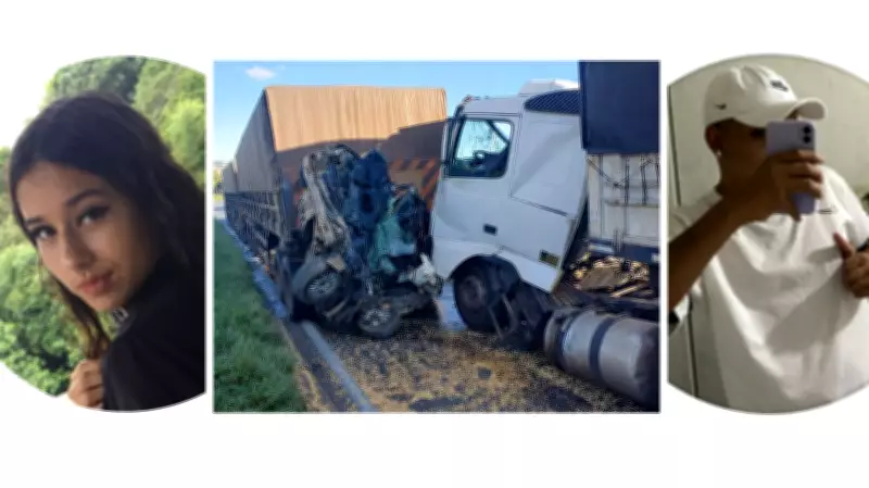 Acidente fatal na BR-376 em Ponta Grossa mata casal de jovens após colisão com carretas