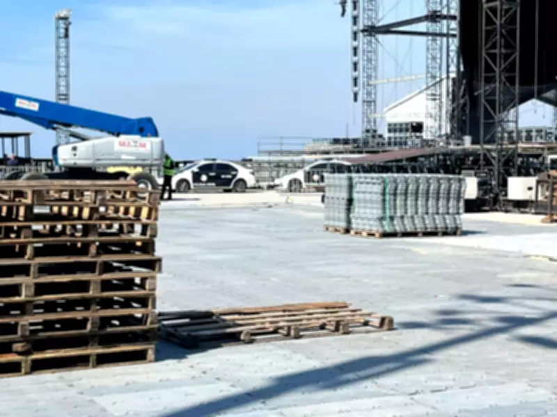 Acidente fatal na montagem de palco para show de Shakira no Rio de Janeiro