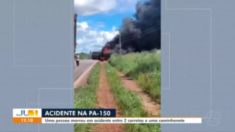 Acidente fatal na PA-150 em Goianésia do Pará deixa uma vítima após colisão entre veículos
