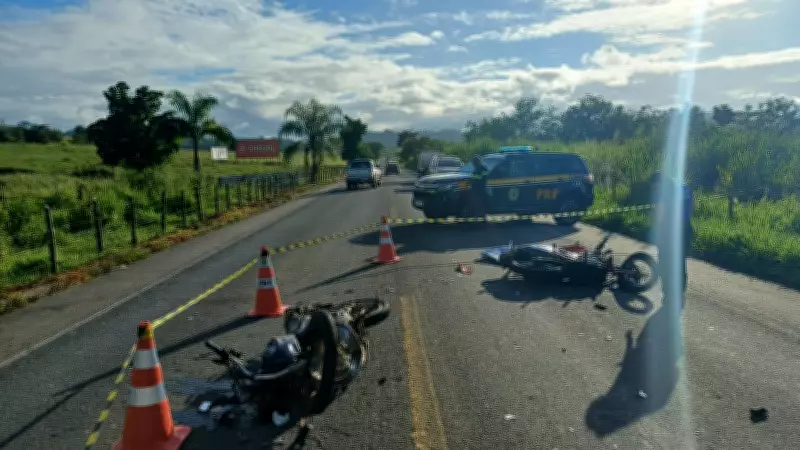 Acidente frontal entre motos na BR-259 deixa um morto e dois feridos em Colatina