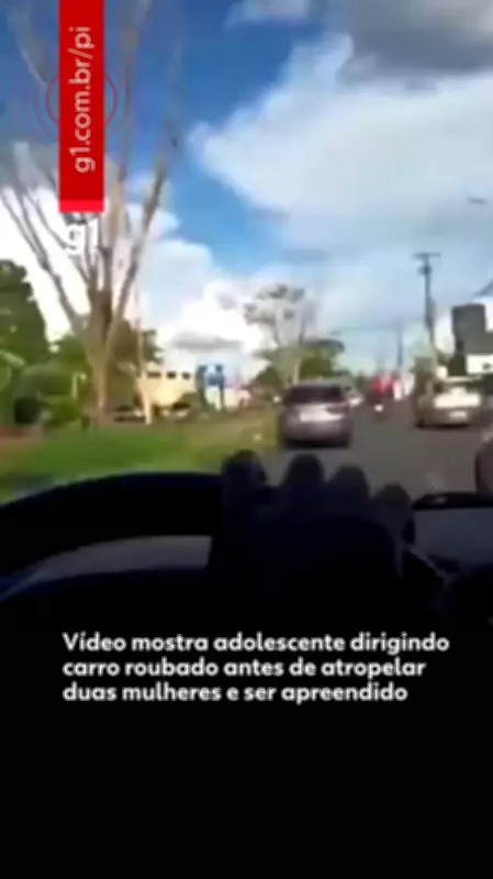 Adolescentes são apreendidos após roubo de carro e atropelamento de mulheres em Teresina