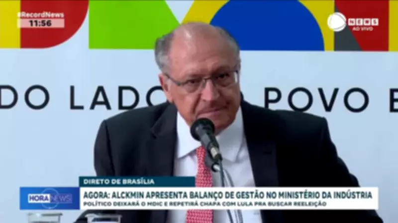 Alckmin destaca programas para indústria automotiva e confirma chapa com Lula para reeleição