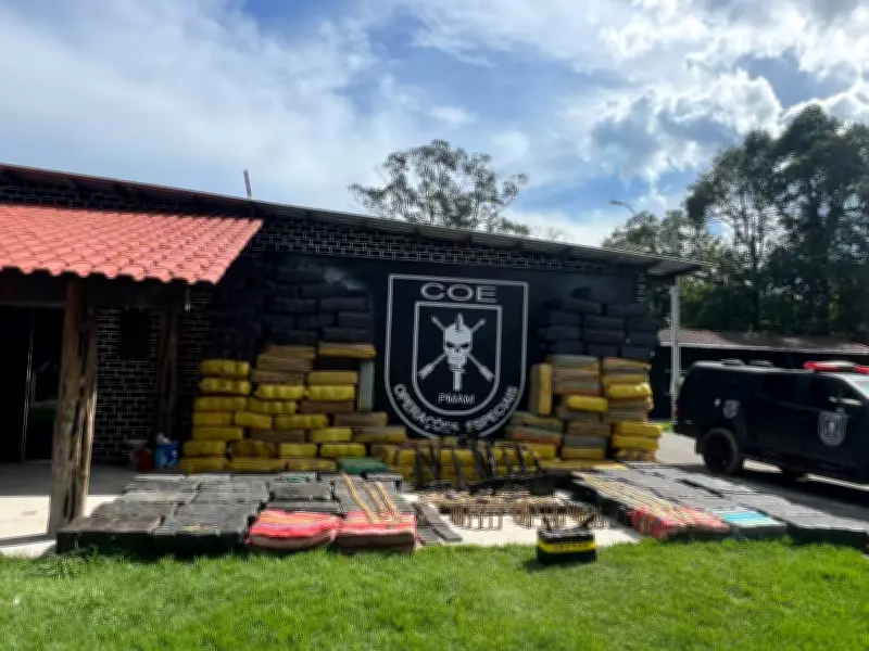 Amazonas apreende 13,4 toneladas de drogas e prende 390 foragidos em 2026