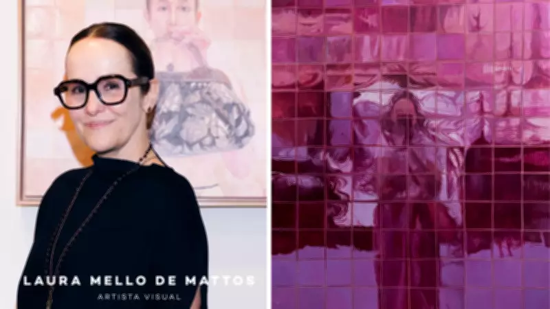 Artista de Sorocaba explora intimidade e isolamento em pinturas realistas com reflexos