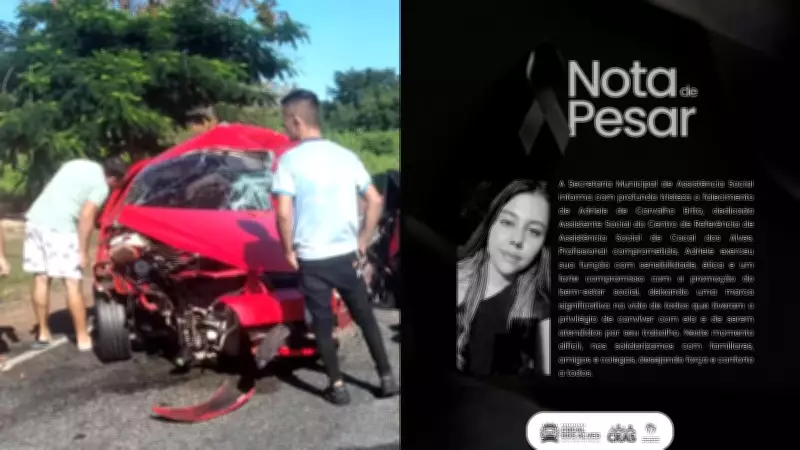Assistente social do Piauí morre em grave acidente na divisa com o Ceará