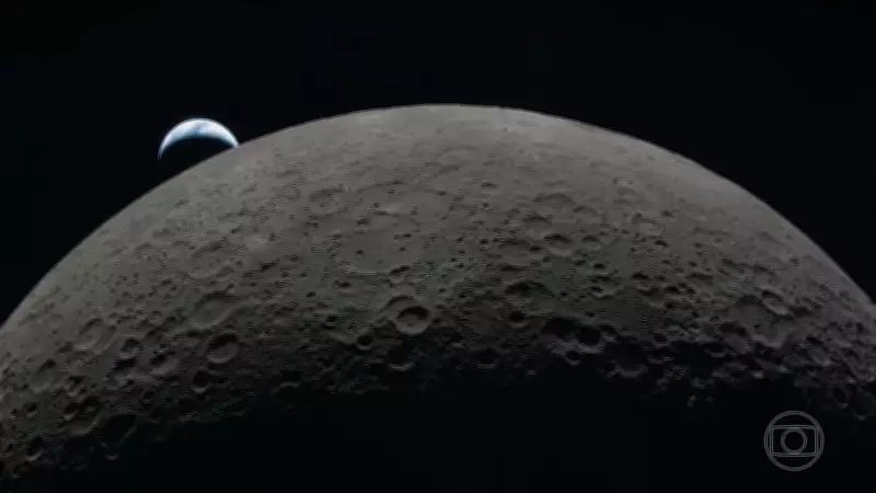 Astronautas da Artemis II capturam imagens inéditas do lado oculto da Lua