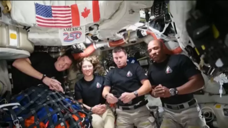 Astronautas da Artemis II relatam emoções antes da reentrada na atmosfera terrestre