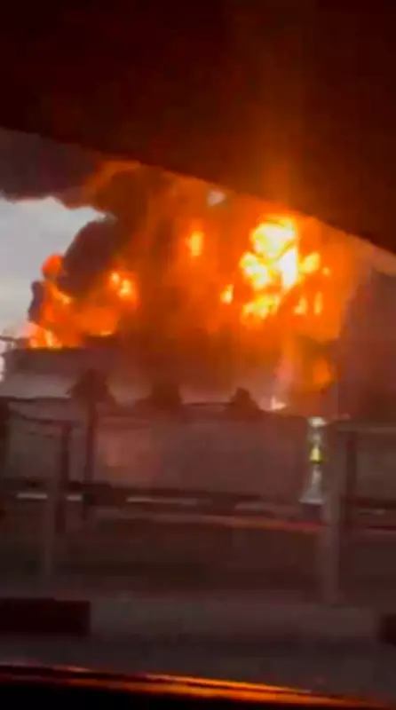 Ataque ucraniano com drones causa incêndio e caos em refinaria russa