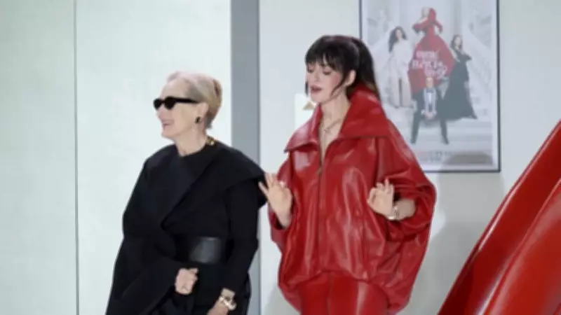Atrizes de 'O Diabo Veste Prada' brilham no tapete vermelho durante turnê de divulgação