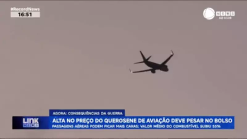 Aumento de 55% no querosene de aviação deve encarecer passagens aéreas