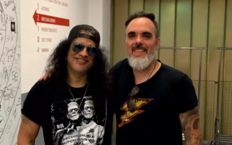 Baiano vira amigo de Slash após interação online e abre turnê mundial do ídolo