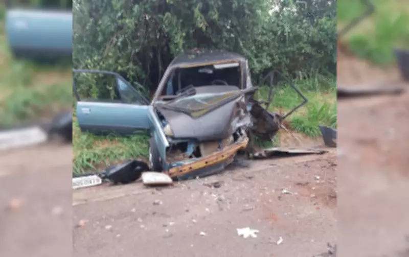 Batida frontal na SP-321 deixa dois homens gravemente feridos em Arealva