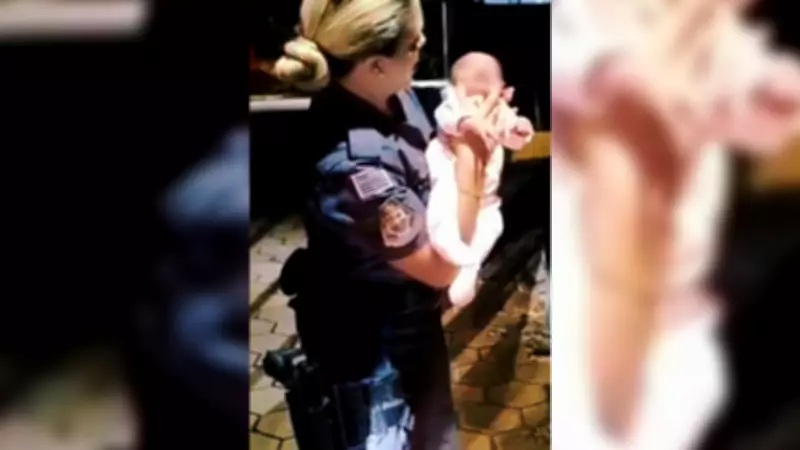 Bebê se engasga com leite materno em Tatuí e é salvo por policial com manobra de Heimlich