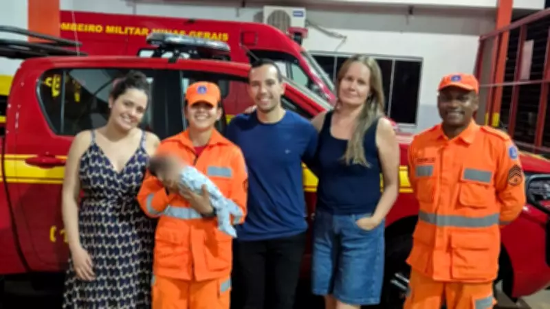 Bombeira salva recém-nascido de 11 dias engasgado em Ituiutaba; veja vídeo