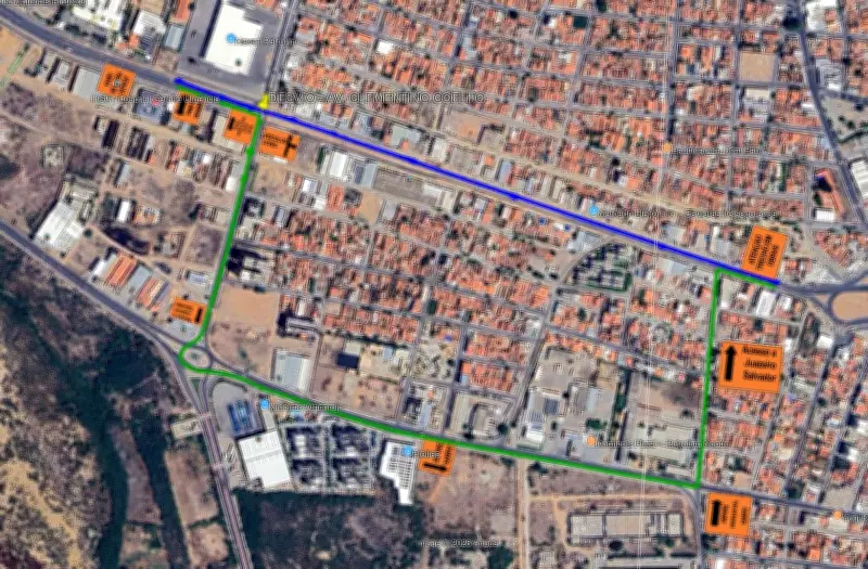 BR-407 terá interdição parcial em Petrolina a partir desta quinta-feira (9)