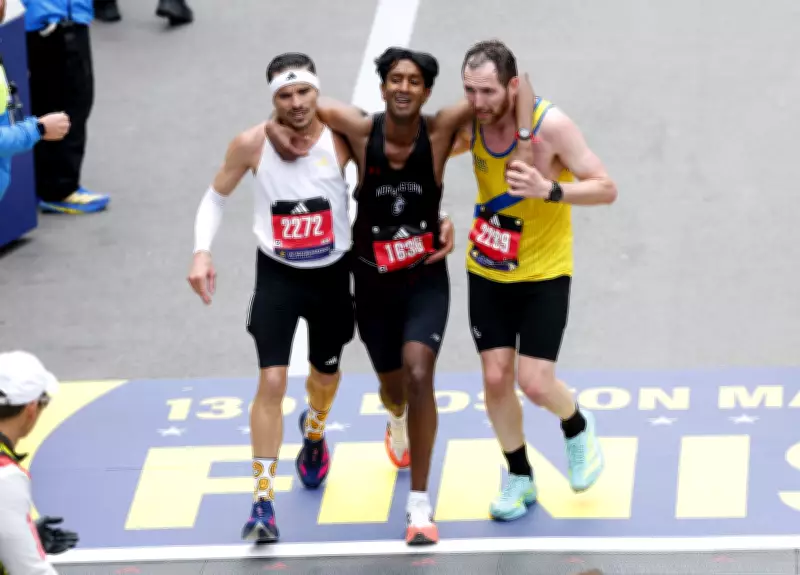 Brasileiro vira herói mundial ao ajudar corredor exausto na Maratona de Boston