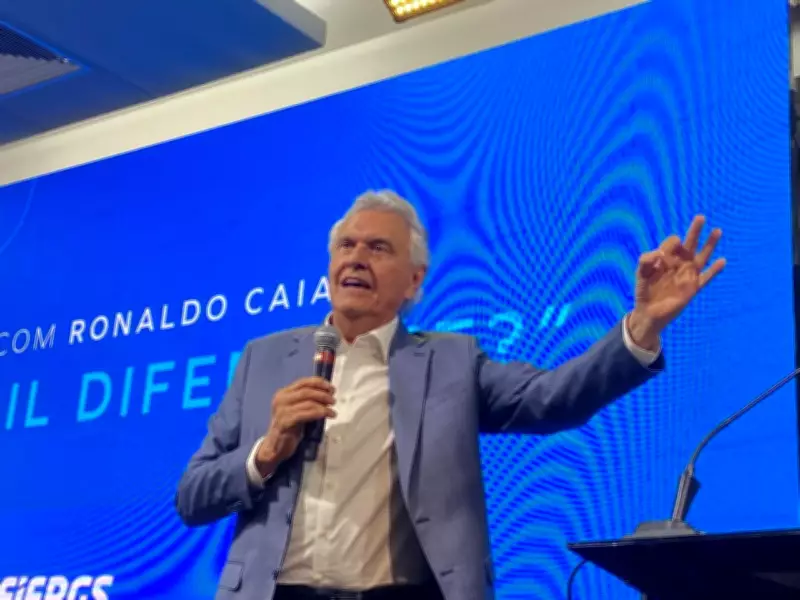 Caiado defende despolarização do Brasil como meta principal em pré-campanha