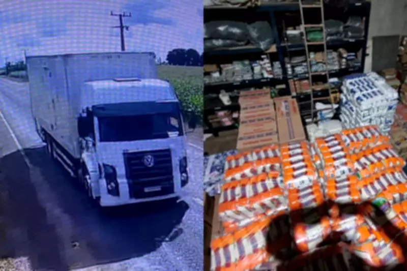 Caminhão com alimentos ligado ao Comando Vermelho é apreendido em Sorriso