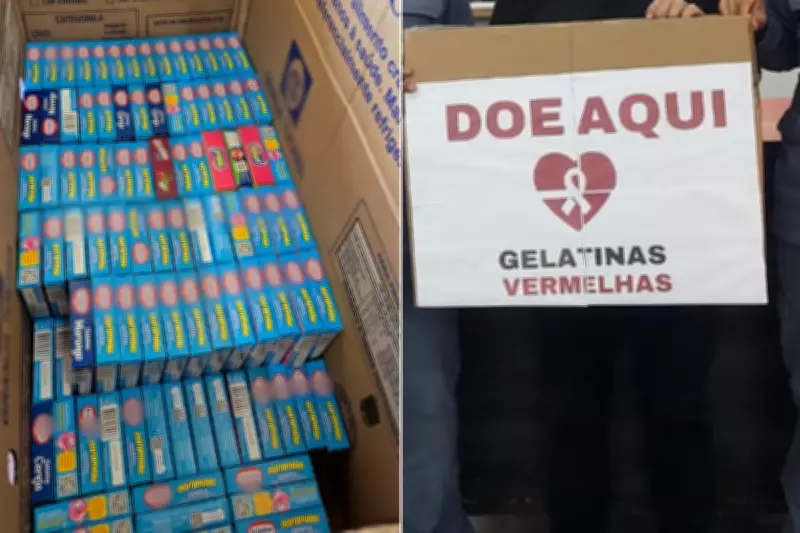 Campanha "Gelatinas Vermelhas" arrecada doações para pacientes oncológicos