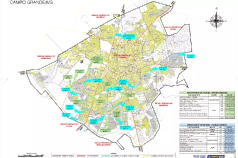 Campo Grande investe R$ 240 milhões em pavimentação de 36 bairros