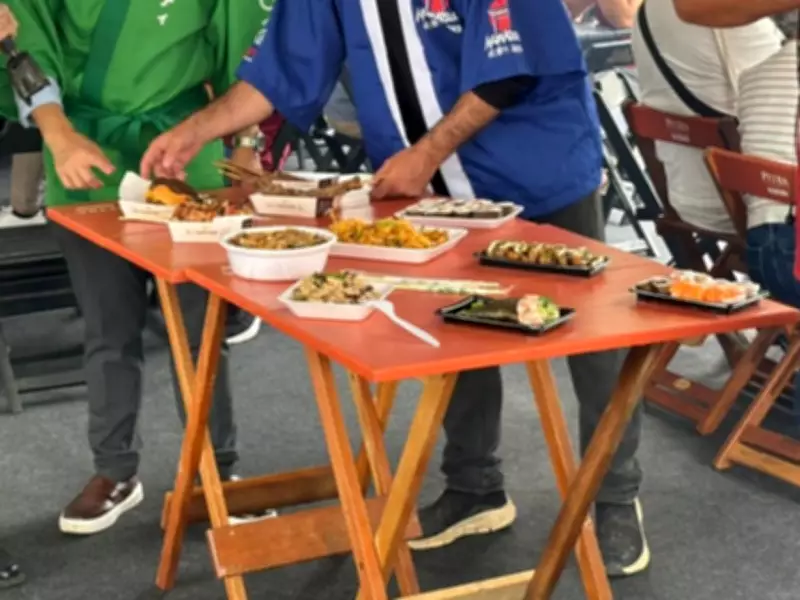 Caqui de Mogi das Cruzes vira sobremesa e bebida gelada no Akimatsuri 2026