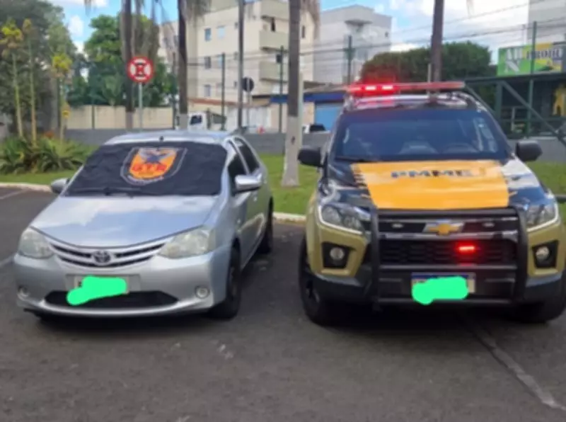 Carro alugado em Curitiba há dois anos é encontrado em Uberlândia após não devolução