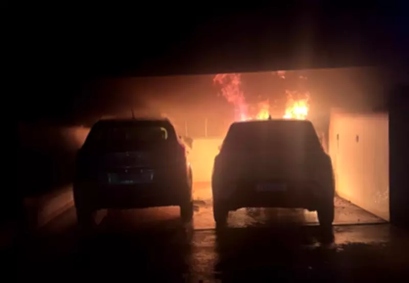 Carro elétrico pega fogo durante carregamento em garagem residencial em Palmas