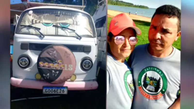 Casal de Rio Preto troca casa fixa por vida em motorhome cor-de-rosa