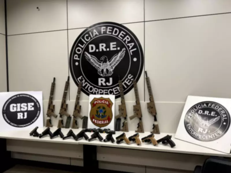 Casal é preso com 17 armas na Via Dutra, em Piraí, durante operação da PF