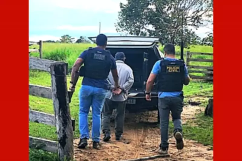 Caseiro de 67 anos é preso por abusar de filha do patrão por oito anos em Mato Grosso