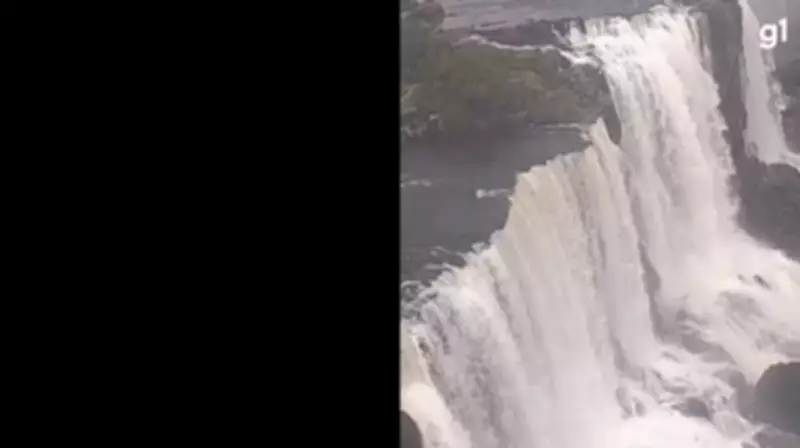 Cataratas do Iguaçu registram vazão três vezes menor que o normal devido à estiagem no Paraná
