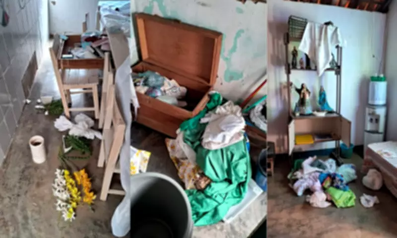 Centro de Umbanda é alvo de intolerância religiosa com pichação nazista na Bahia